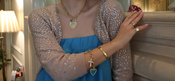 Our Lady charm bracelet