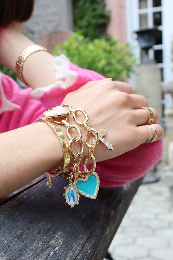 Our Lady charm bracelet