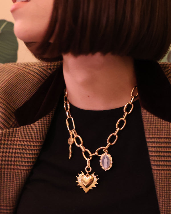 Our Lady & Benedict Key Necklace