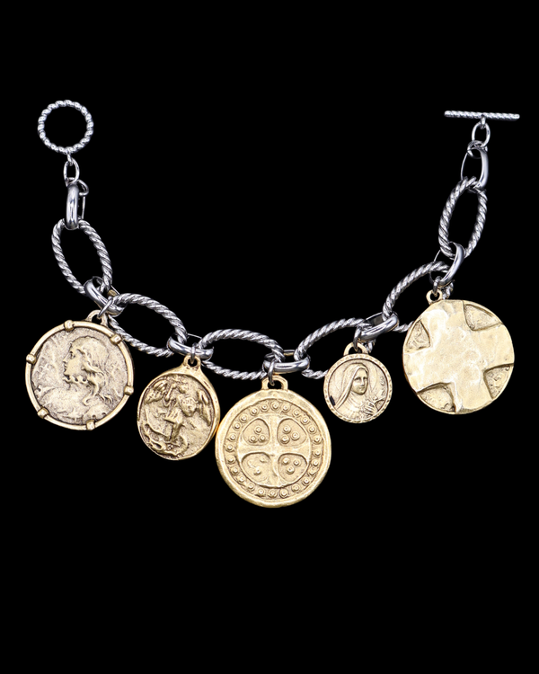 Saints Charm Bracelet