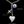 Silver and Gold Heart Necklace