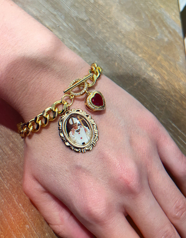 Pope charm bracelet