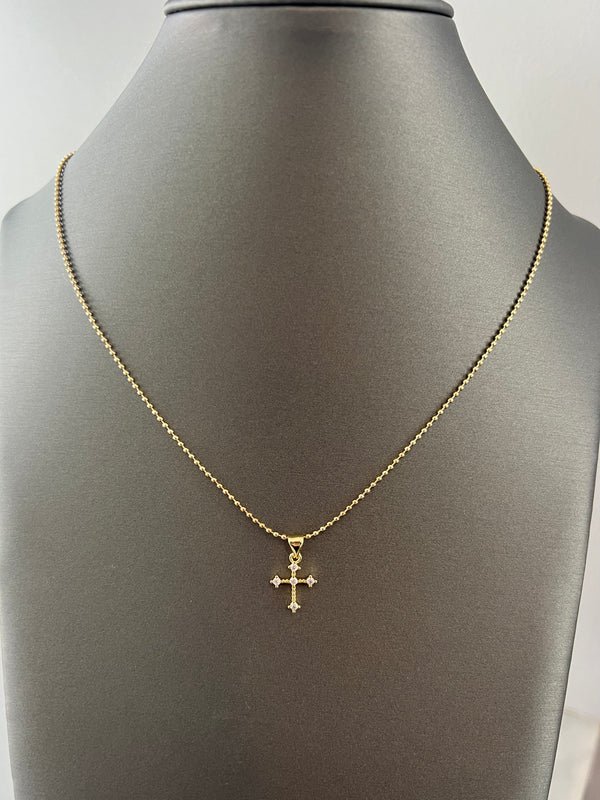 Mini studded cross