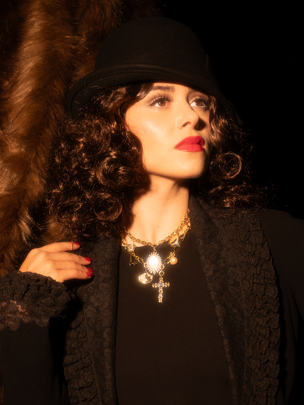 Chunky Cross Shell Necklace