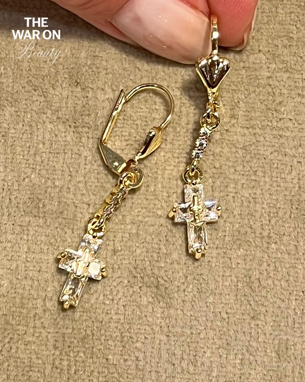 Cross earrings