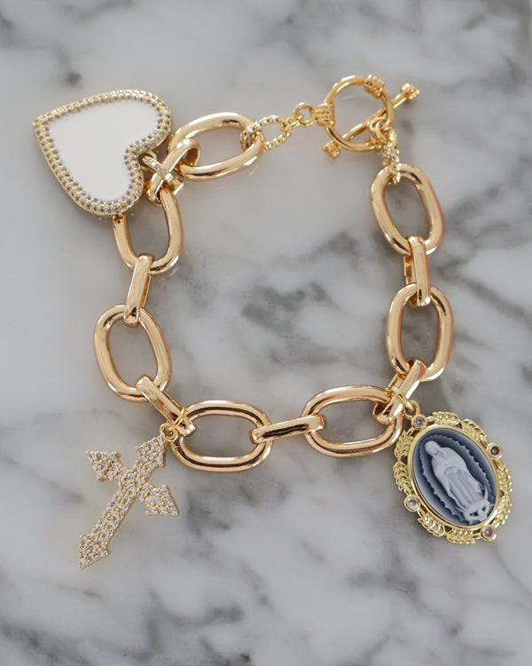 Cameo Charm Bracelet