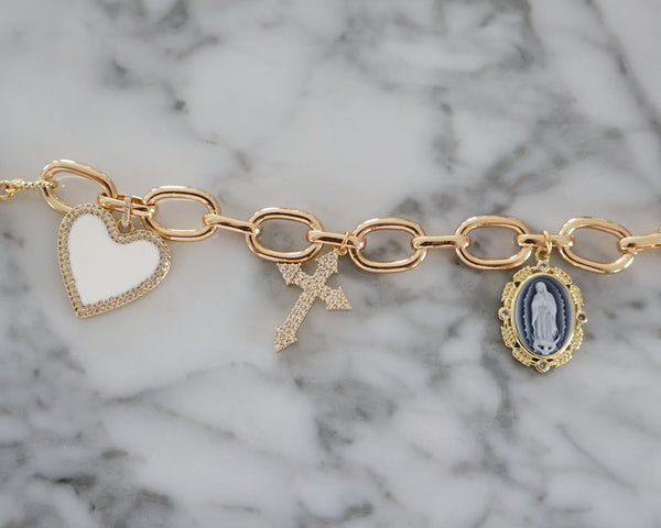 Cameo Charm Bracelet