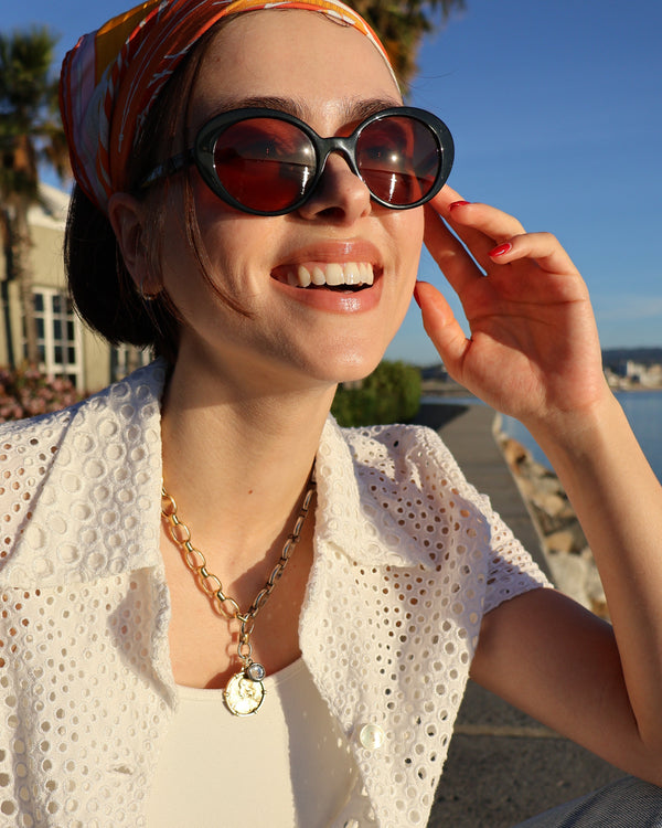 St. Joan of Arc Two-Tone Necklace