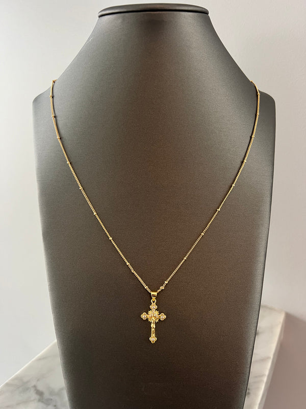 Station Cross Necklace