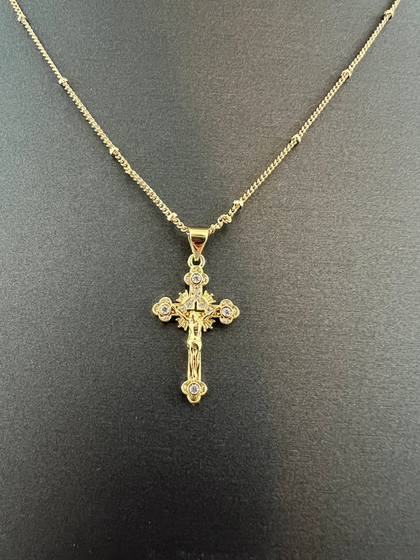 Station Cross Necklace